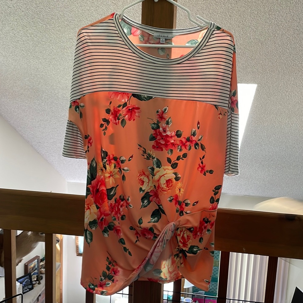 Lolly boutique floral shirt large